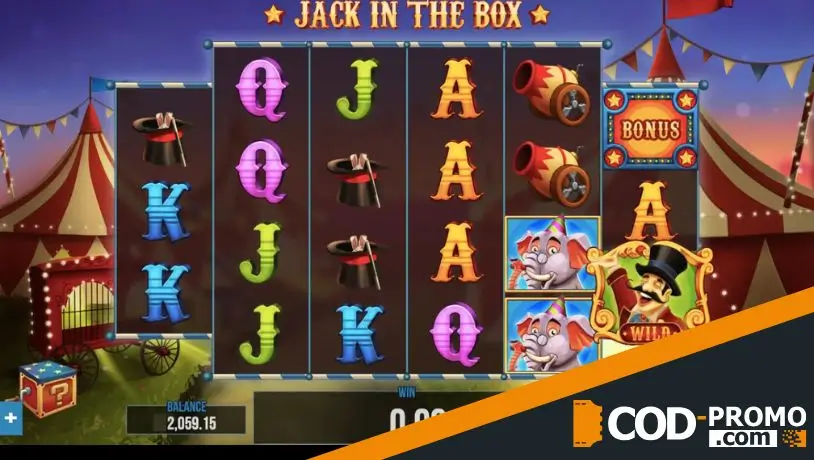 100 линий слоты: Jack in the Box от PariPlay