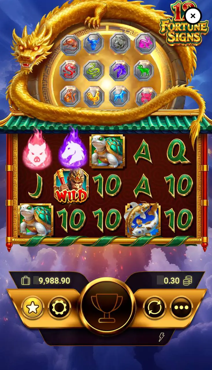 Азиатские слоты: 12 Fortune Signs от Amigo Gaming