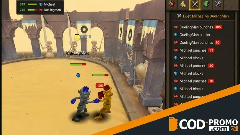 PVP-игры: жанры и разновидности Duel Arena