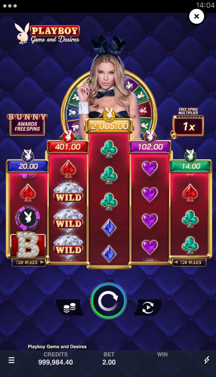 Слоты 243 линии: Playboy от Microgaming
