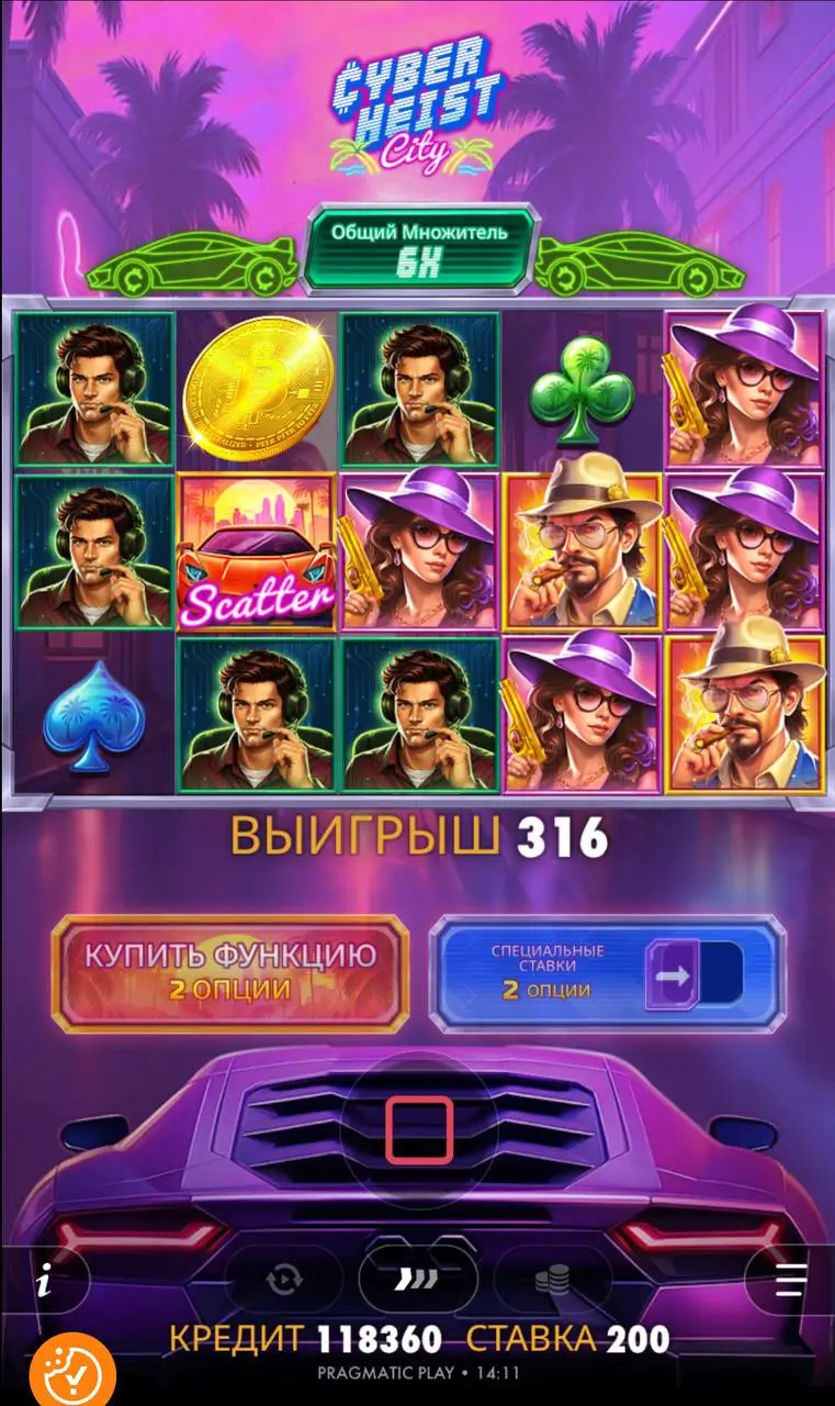 Слоты 243 линии: Cyberheist City от Pragmatic Play