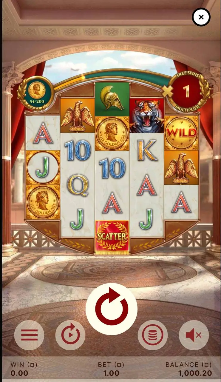 Слоты на реальные деньги: Rome The Golden Age от NetEnt