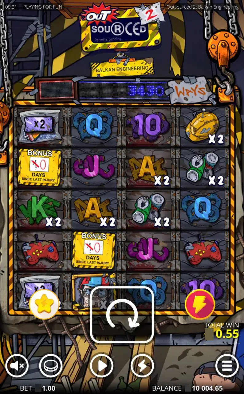 Слоты про стройку: Outsourced 2 от NoLimit City