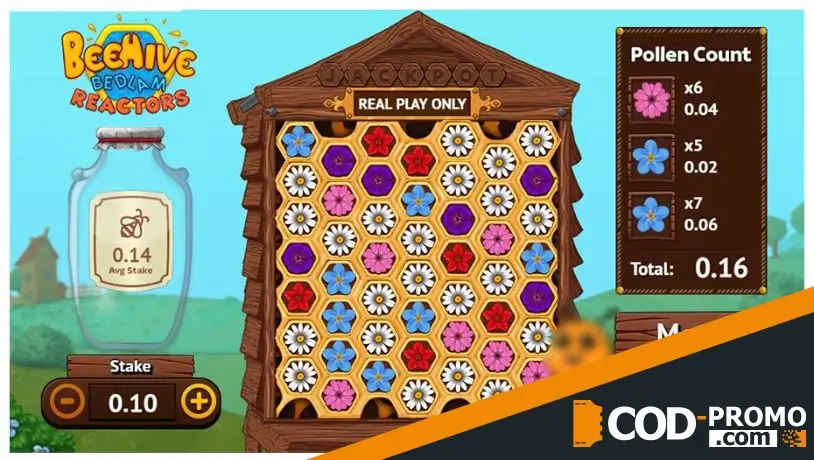 Лучшие слоты про пчел: Beehive Bedlam Reactors от Core Gaming