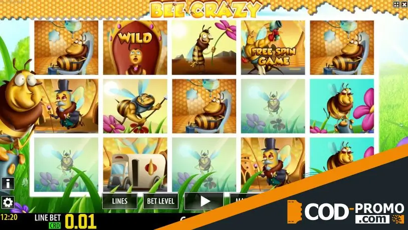 Лучшие слоты про пчел: Bee Crazy HD от World Match