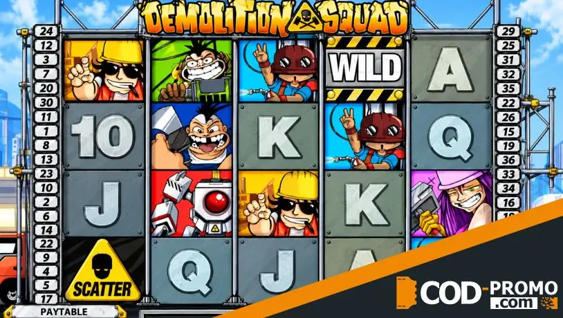 Слоты про роботов: Demolition Squad от NetEnt