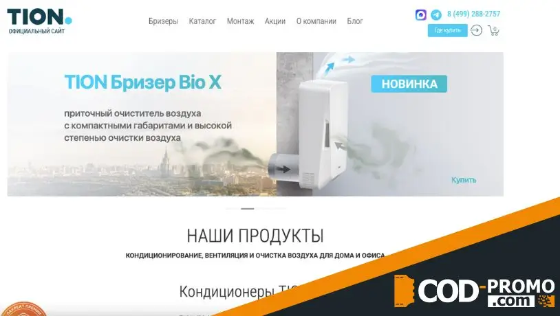 Промокод Тион: о несомненных достоинствах