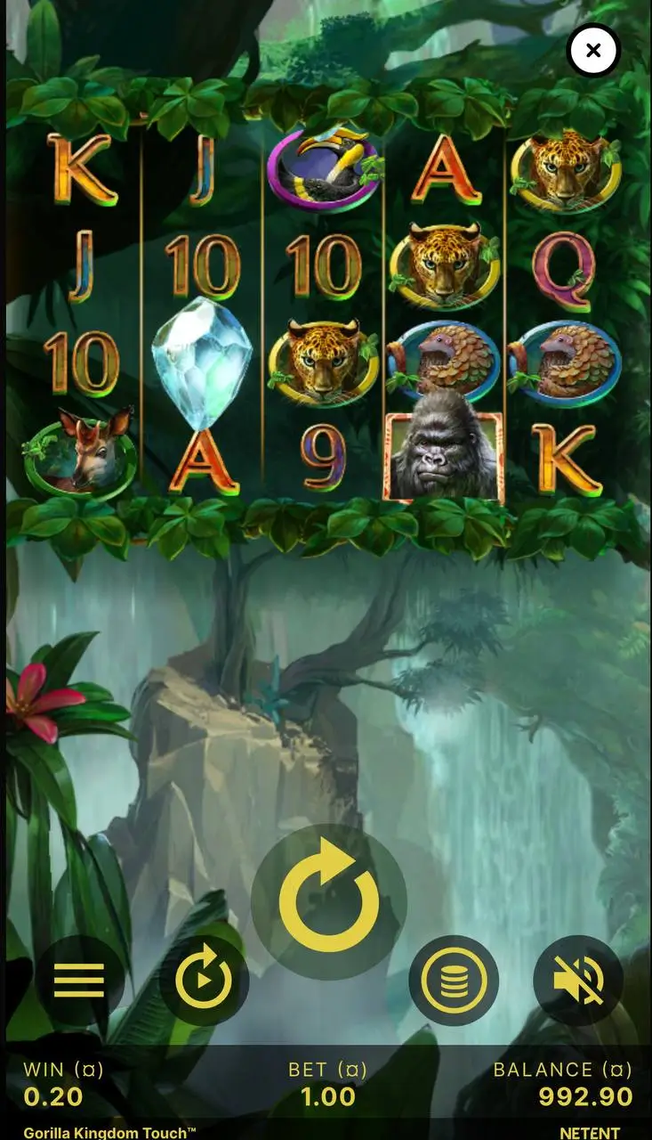 Слоты 1024 линии: Gorilla Kingdom от NetEnt