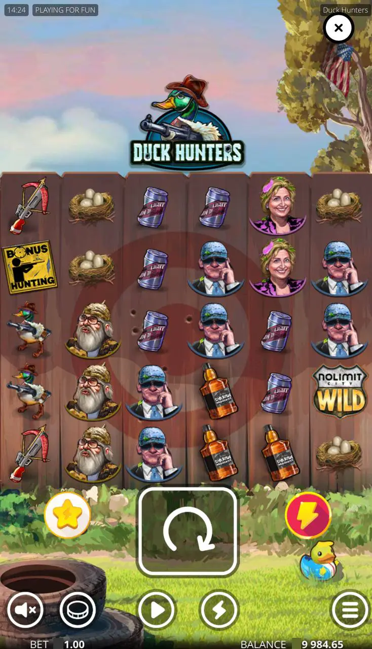 Слоты Nolimit City: Duck Hunters