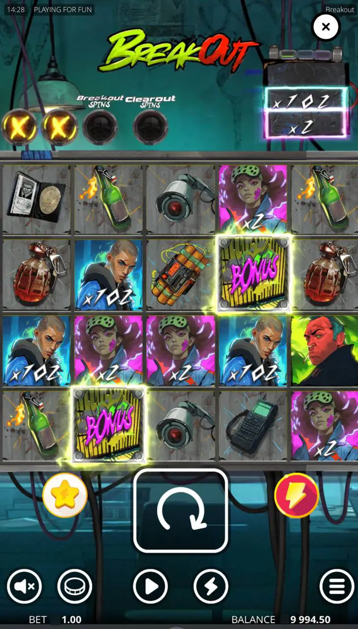 Слоты Nolimit City: Breakout
