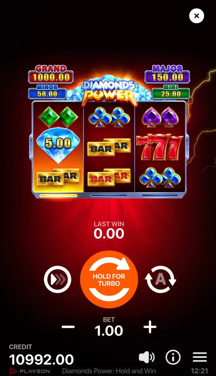 Слоты про драгоценности: Diamonds Power XXL: Hold and Win от Playson