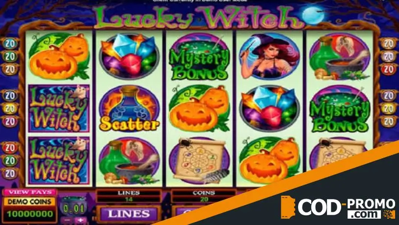 Слоты про Хэллоуин: Lucky Witch от Microgaming