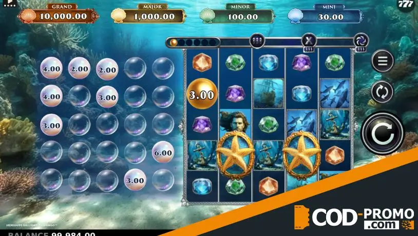 Слоты про море: Mermaid's Millions Cashingo от Games Global