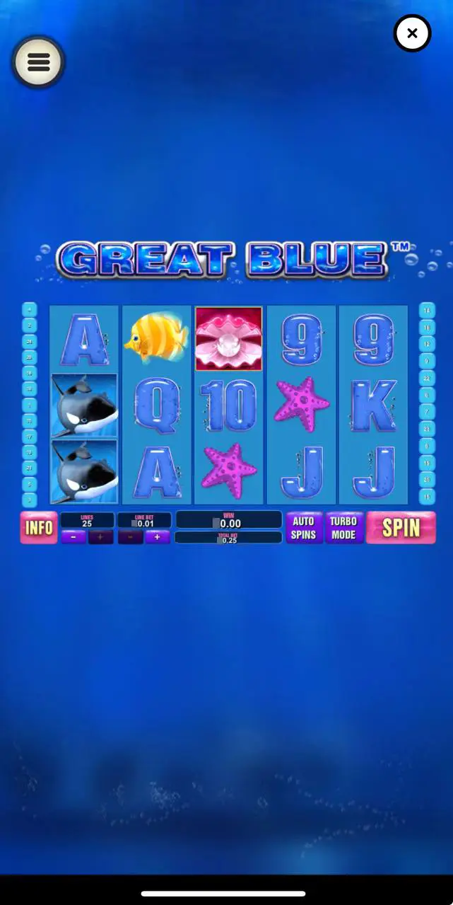 Слоты про море: Great Blue от Playtech