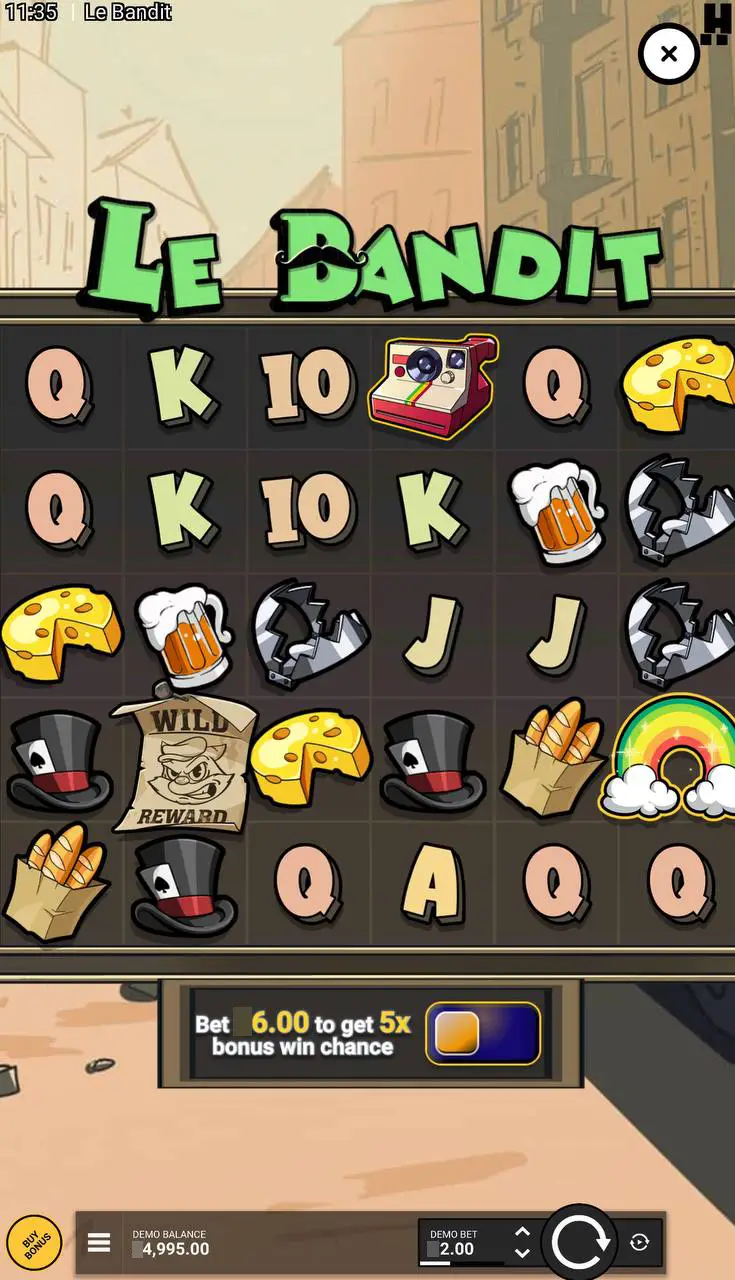 Слоты про разбойников: Le Bandit от Hacksaw Gaming