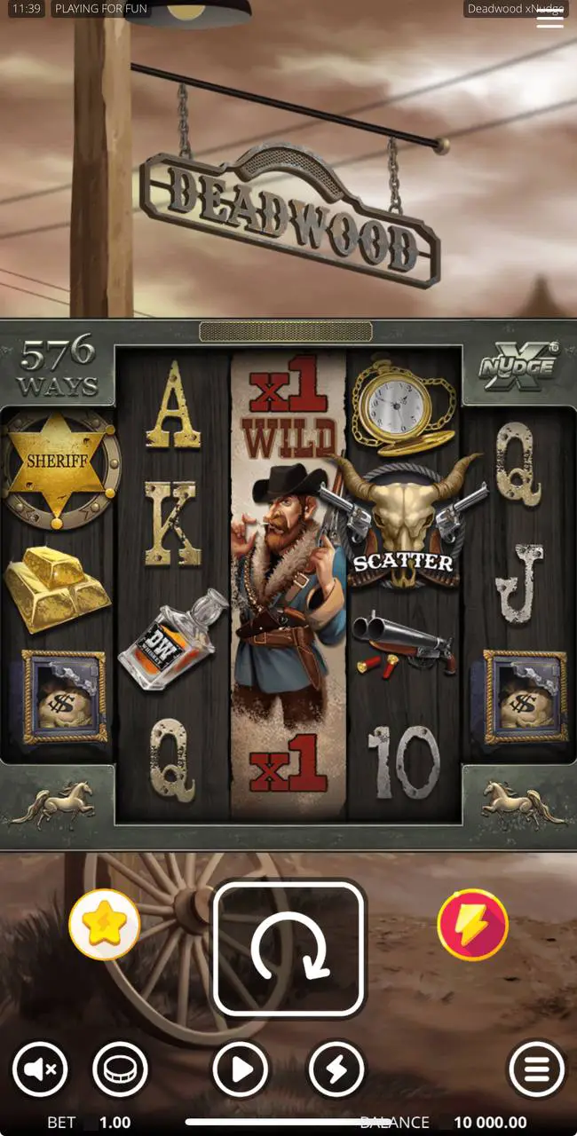 Слоты про разбойников: Deadwood xNudge от Nolimit City