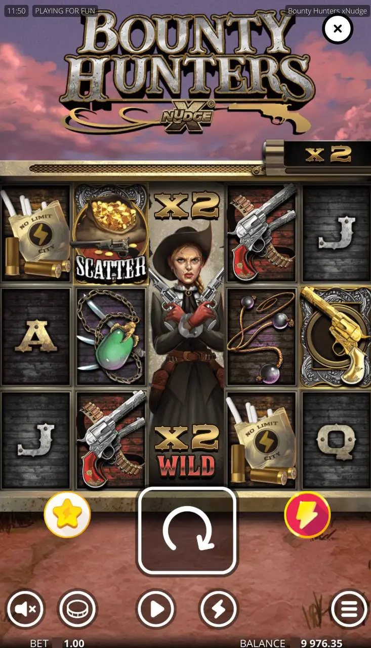 Слоты про разбойников: Bounty Hunters от Nolimit City