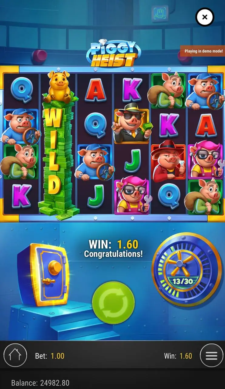 Слоты про разбойников: Piggy Heist от Play'n GO